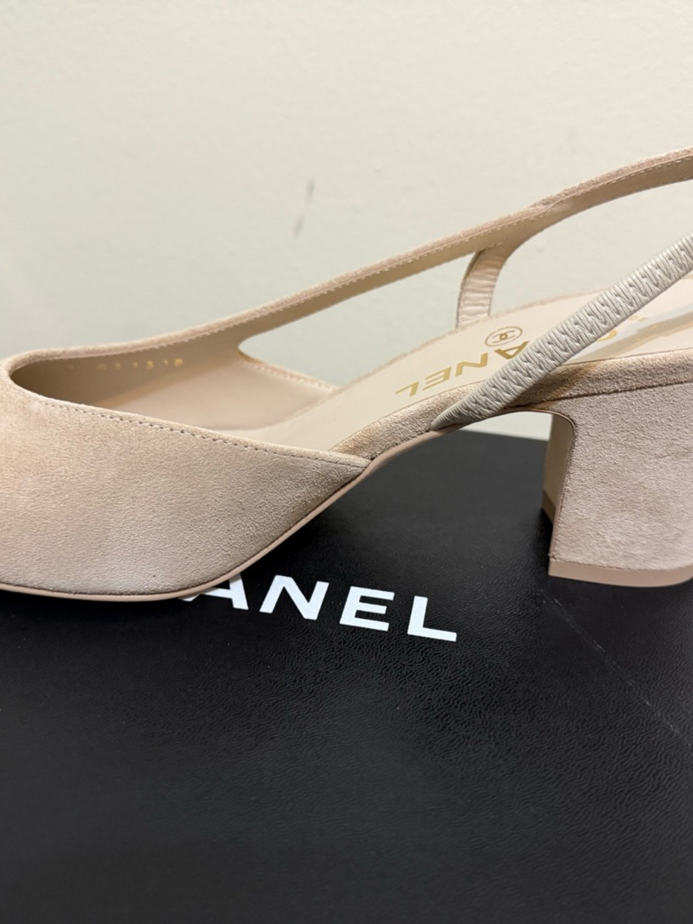 CHANEL Black Wedge Shoes - Picture 3 of 6